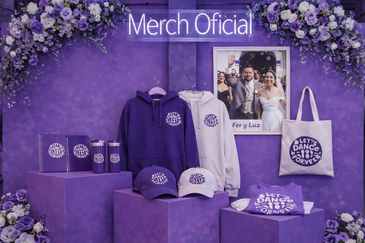 Merch de la boda de Luz y Fer